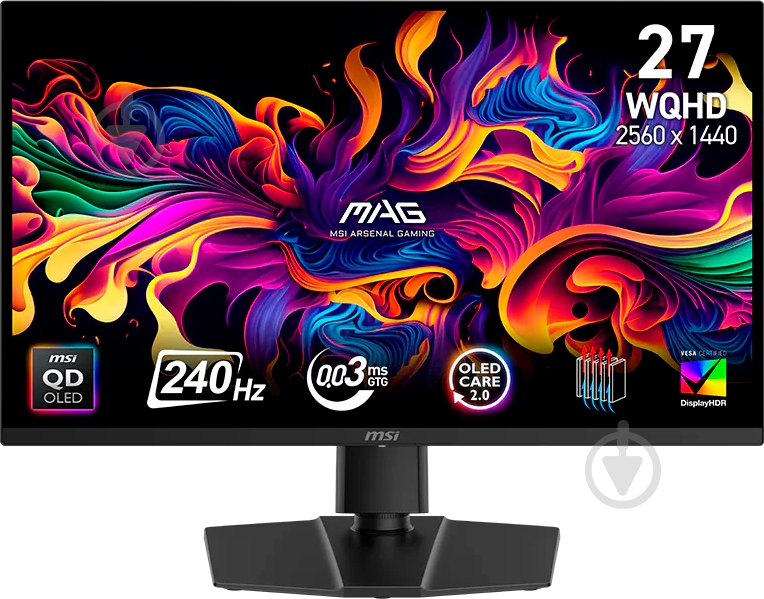 Монітор MSI 26,5" (MAG 271QP QD-OLED X24) - фото 1 Монітор MSI 26,5" (MAG 271QP QD-OLED X24) - фото 1