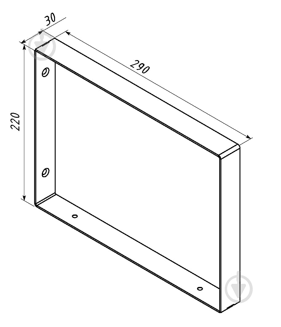 Кронштейн для полок Valore Квадрат Loft SB-S-28 - фото 9
