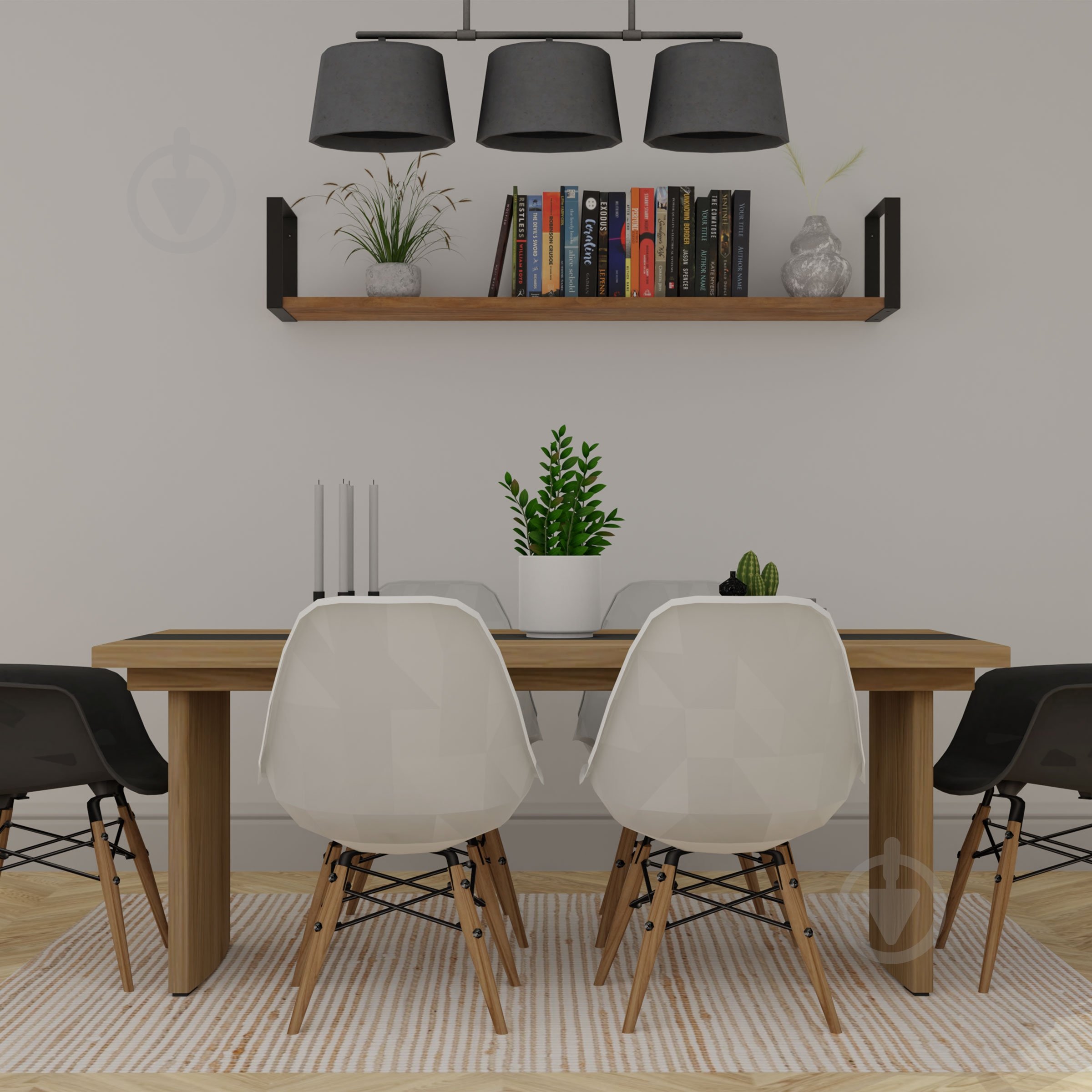 Кронштейн для полок Valore Квадрат Loft SB-S-28 - фото 16