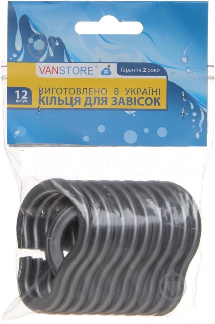 Кольца для шторок VanStore Pear 68130 - фото 1