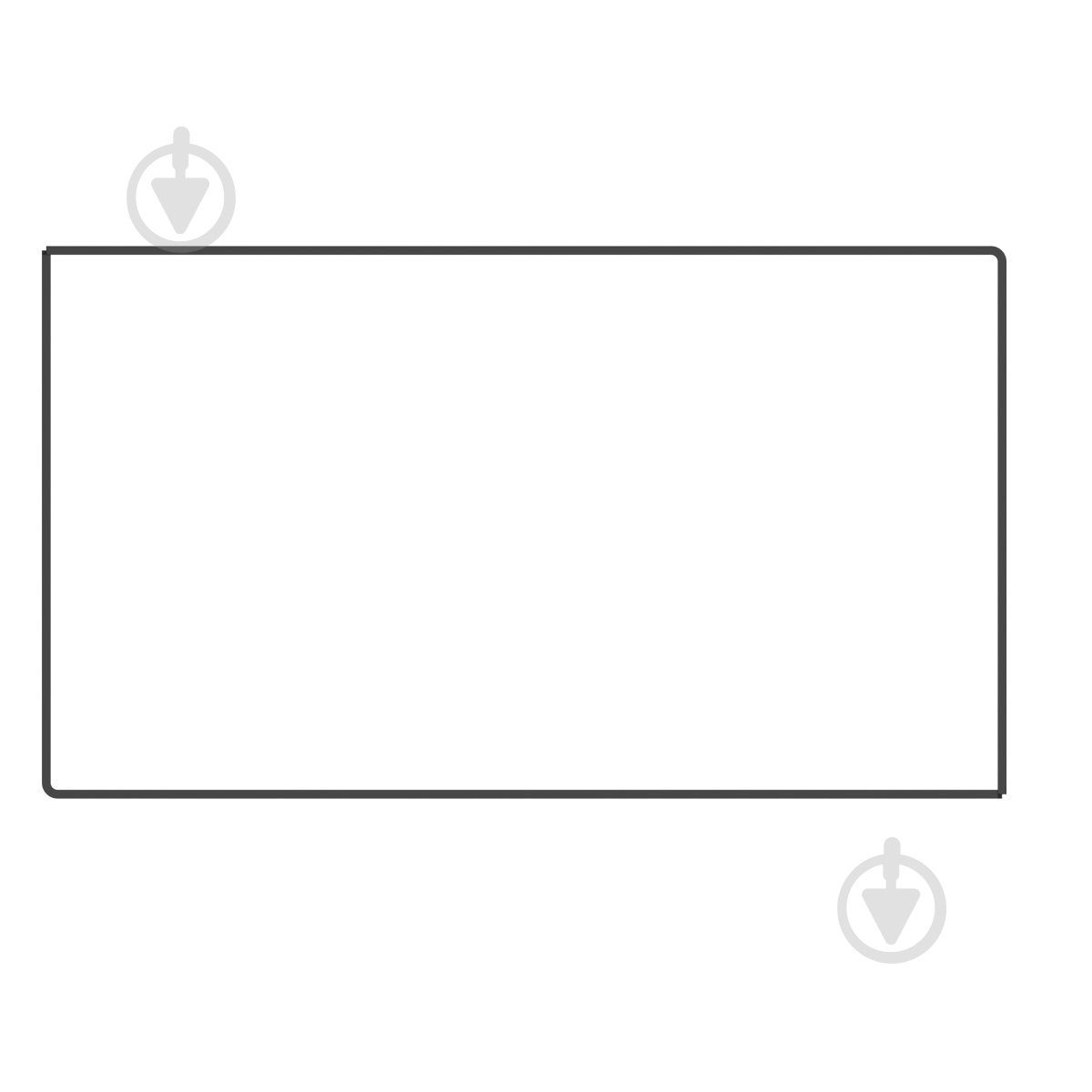 Кронштейн для полиць Valore Прямокутник Loft SB-R-21 - фото 3