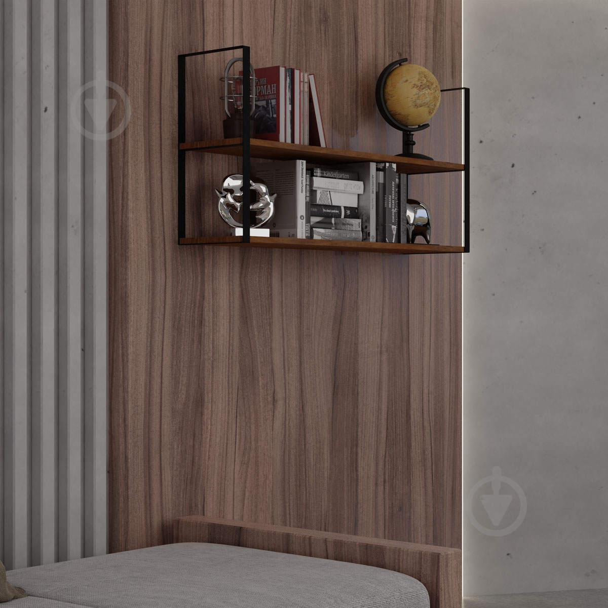 Кронштейн для полиць Valore Подвійний прямокутник Loft SB-DR-28 - фото 17