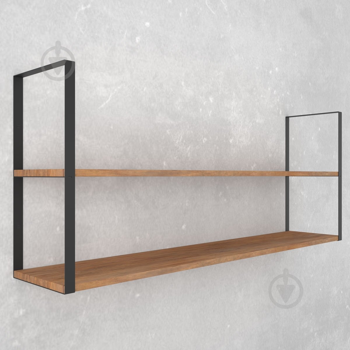 Кронштейн для полиць Valore Подвійний прямокутник Loft SB-DR-28 - фото 11