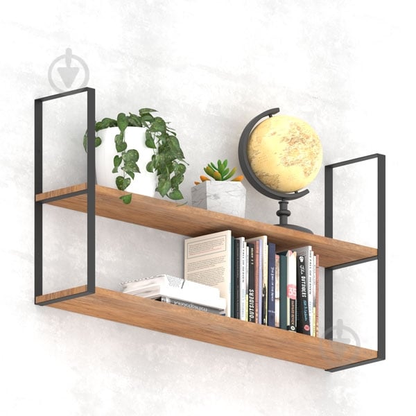 Кронштейн для полиць Valore Подвійний прямокутник Loft SB-DR-28 - фото 15