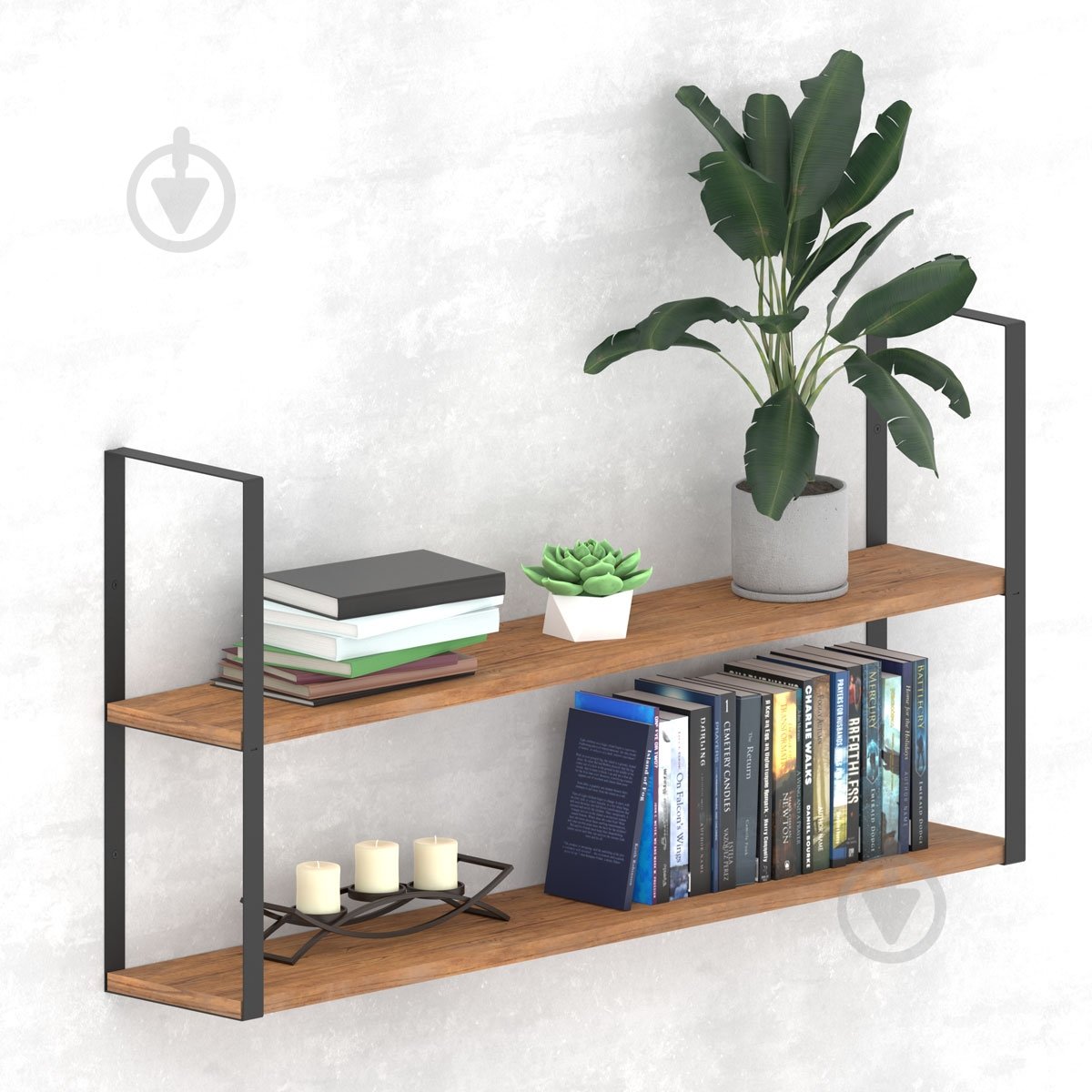 Кронштейн для полиць Valore Подвійний прямокутник Loft SB-DR-28 - фото 14