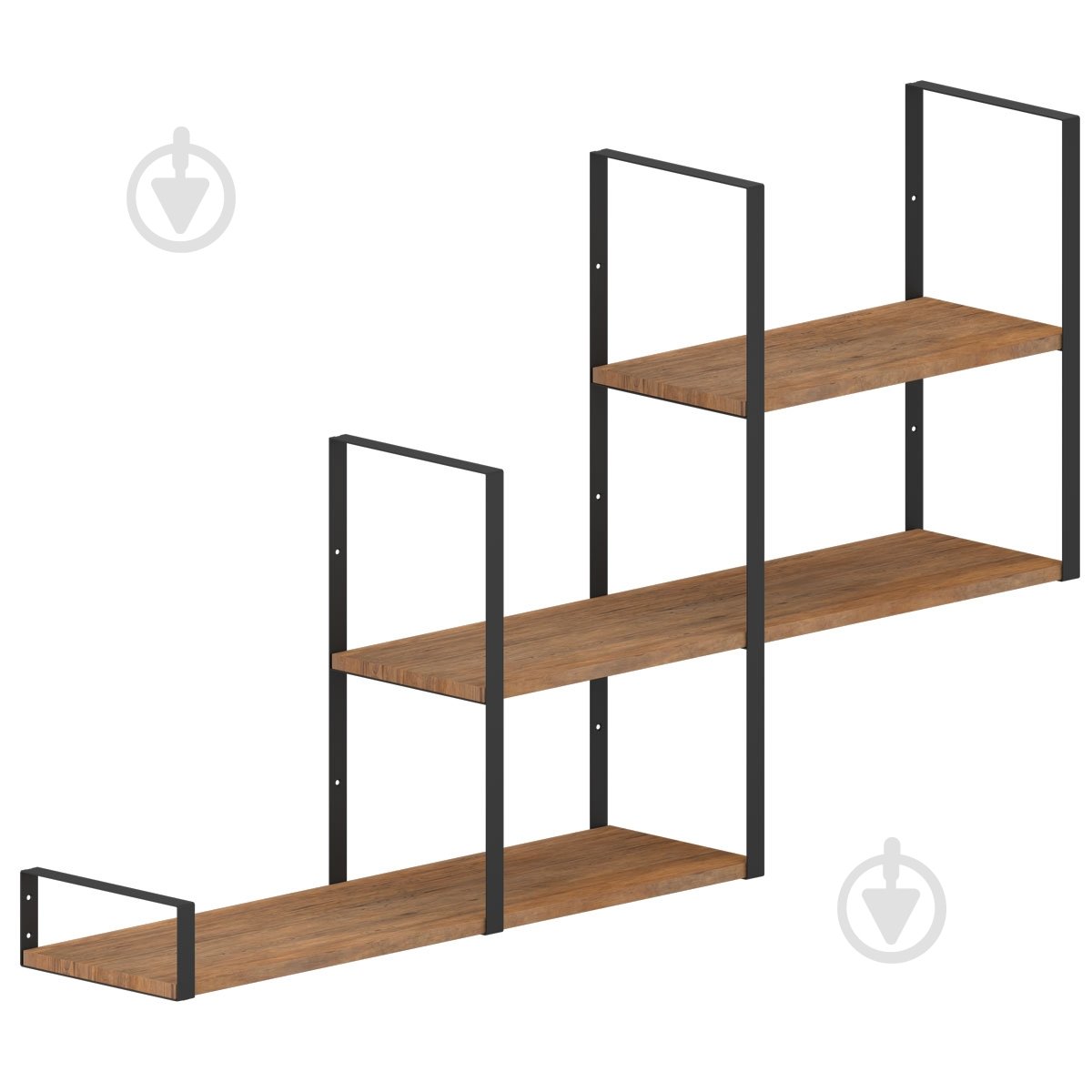 Кронштейн для полиць Valore Подвійний прямокутник Loft SB-DR-28 - фото 8