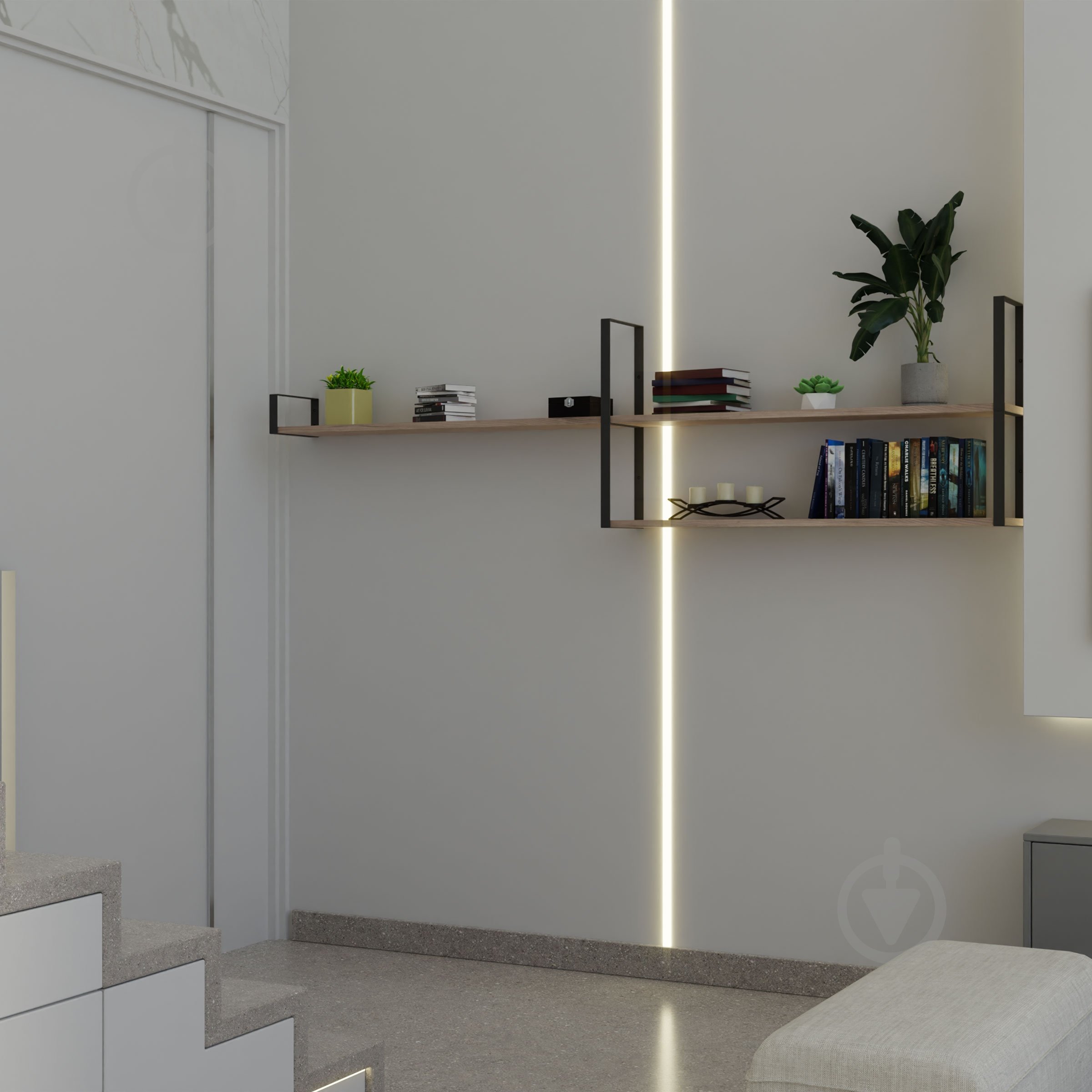 Кронштейн для полиць Valore Подвійний прямокутник Loft SB-DR-28 - фото 20