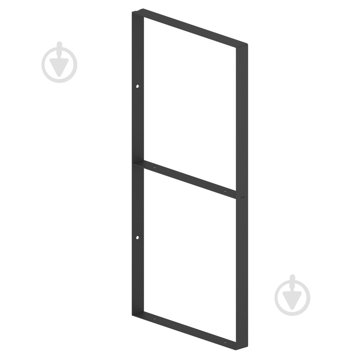 Кронштейн для полиць Valore Подвійний прямокутник Loft SB-DR-28 - фото 1