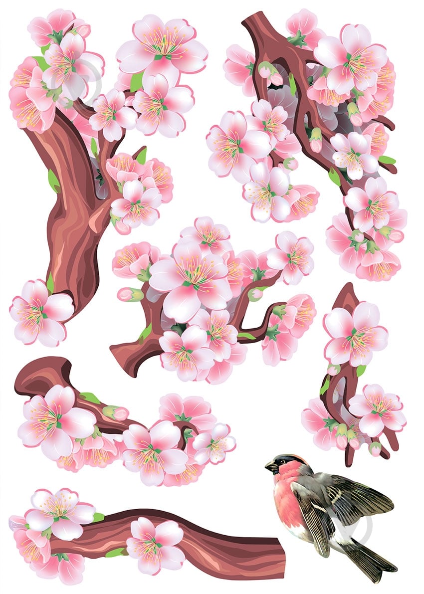 Декоративная наклейка Сакура - фото 1