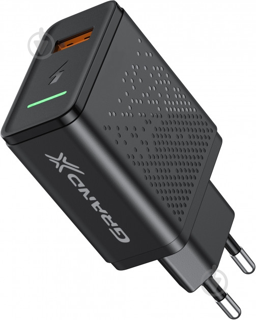 Зарядное устройство Grand-X Fast Charge 5-в-1 QC 3.0, AFC, SCP, FCP, VOOC, 1 USB 22.5 Вт - фото 3 Зарядное устройство Grand-X Fast Charge 5-в-1 QC 3.0, AFC, SCP, FCP, VOOC, 1 USB 22.5 Вт - фото 3