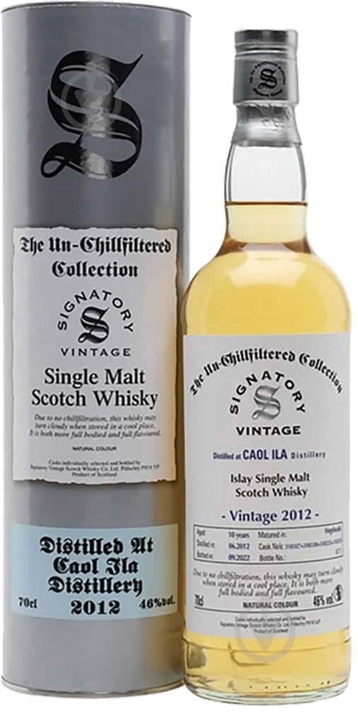 Виски Signatory Caol Ila Unchillfiltered 0,7 л - фото 1 Виски Signatory Caol Ila Unchillfiltered 0,7 л - фото 1