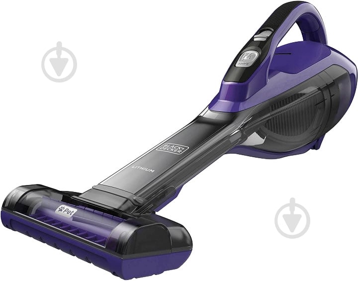 Пылесос аккумуляторный Black+Decker DVA325JP07 purple - фото 1