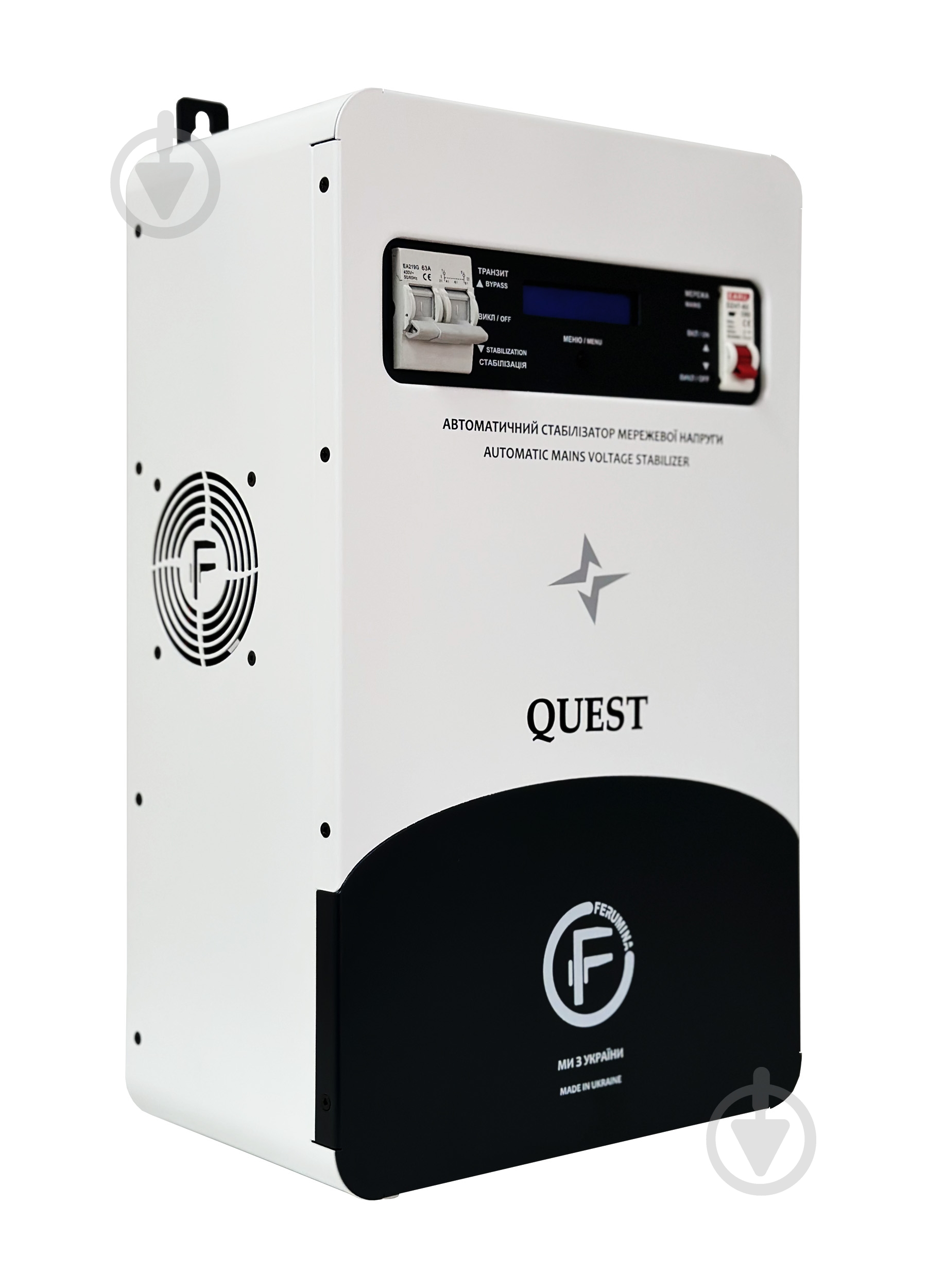 Стабілізатор напруги Ferumina QUEST-22000L FQL22 - фото 2 Стабілізатор напруги Ferumina QUEST-22000L FQL22 - фото 2