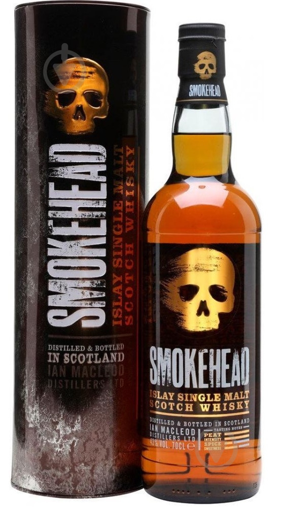 Виски Smokehead односолодовый "Smokehead" 0,7 л - фото 1 Виски Smokehead односолодовый "Smokehead" 0,7 л - фото 1