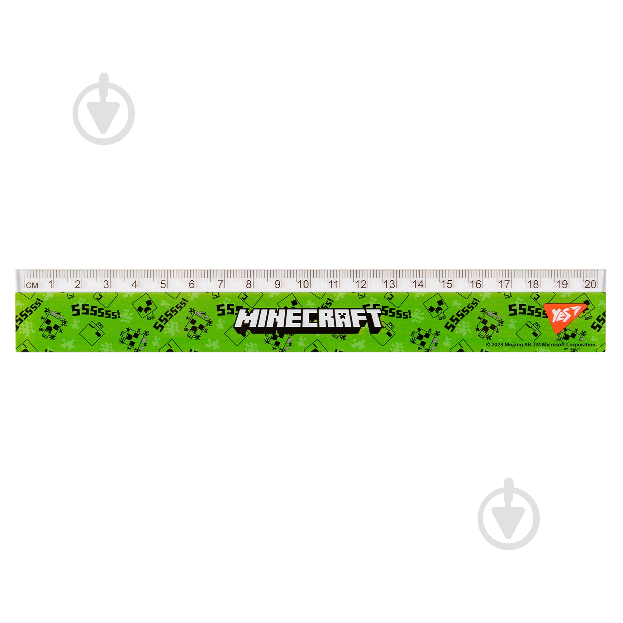 Лінійка 20 см Minecraft YES - фото 1