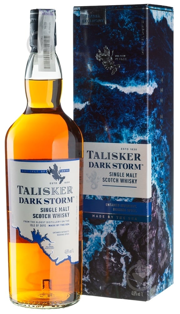 Виски Talisker Talisker Dark Storm 0,7 л - фото 1 Виски Talisker Talisker Dark Storm 0,7 л - фото 1