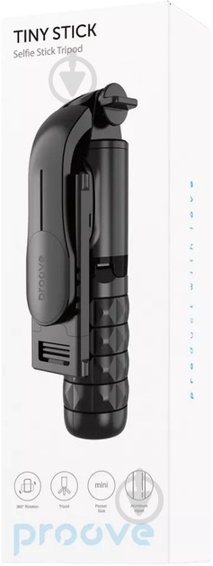 Трипод Proove Tiny Stick Selfie Stick Tripod 680 мм black - фото 10