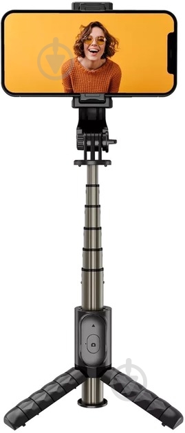 Трипод Proove Tiny Stick Selfie Stick Tripod 680 мм black - фото 7