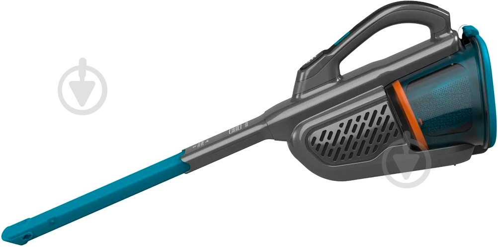Пылесос аккумуляторный Black+Decker BHHV320B grey/blue - фото 3