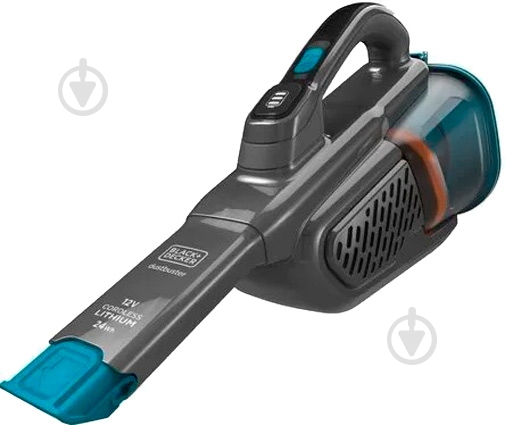 Пылесос аккумуляторный Black+Decker BHHV320B grey/blue - фото 1