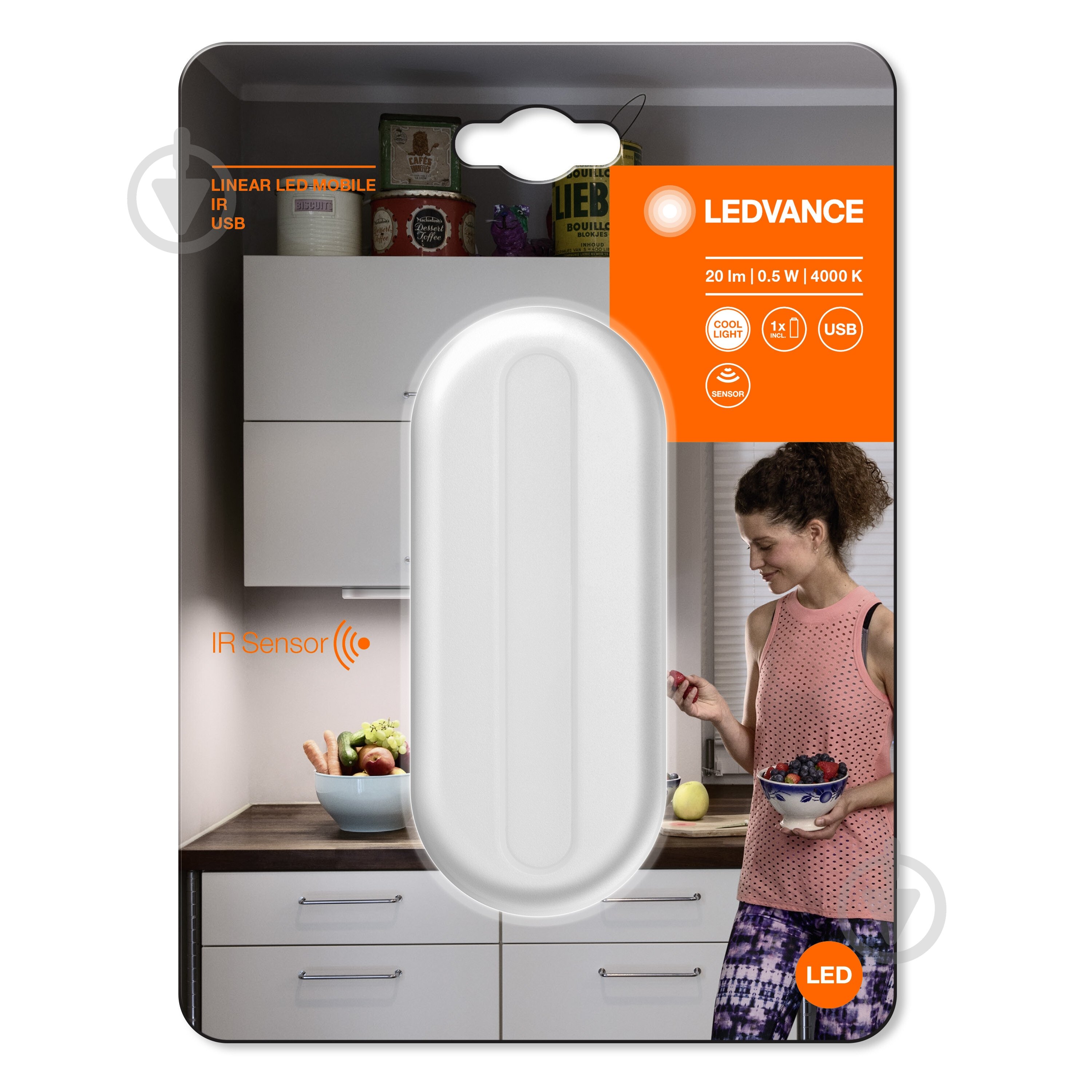 Ночник Ledvance аккумуляторный Linear LED Mobile IR USB белый - фото 2 Ночник Ledvance аккумуляторный Linear LED Mobile IR USB белый - фото 2