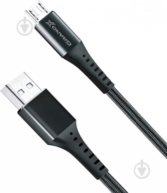 Кабель Grand-X USB – microUSB 1,2 м чорний (FM-12B) - фото 3