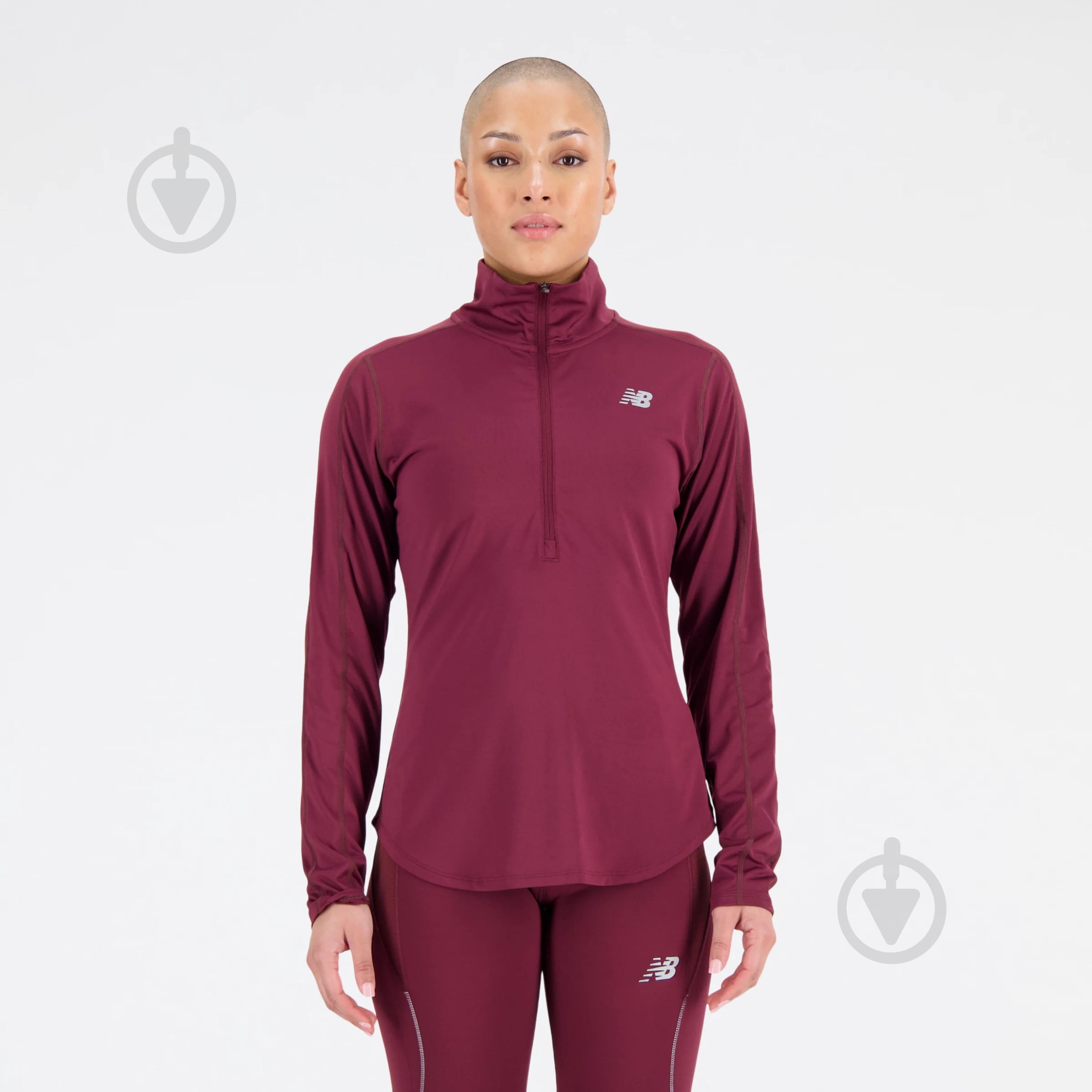 Джемпер New Balance ACCELERATE CORE 1/2 ZIP PULLOVER WT23227NBY р.M розовый - фото 1