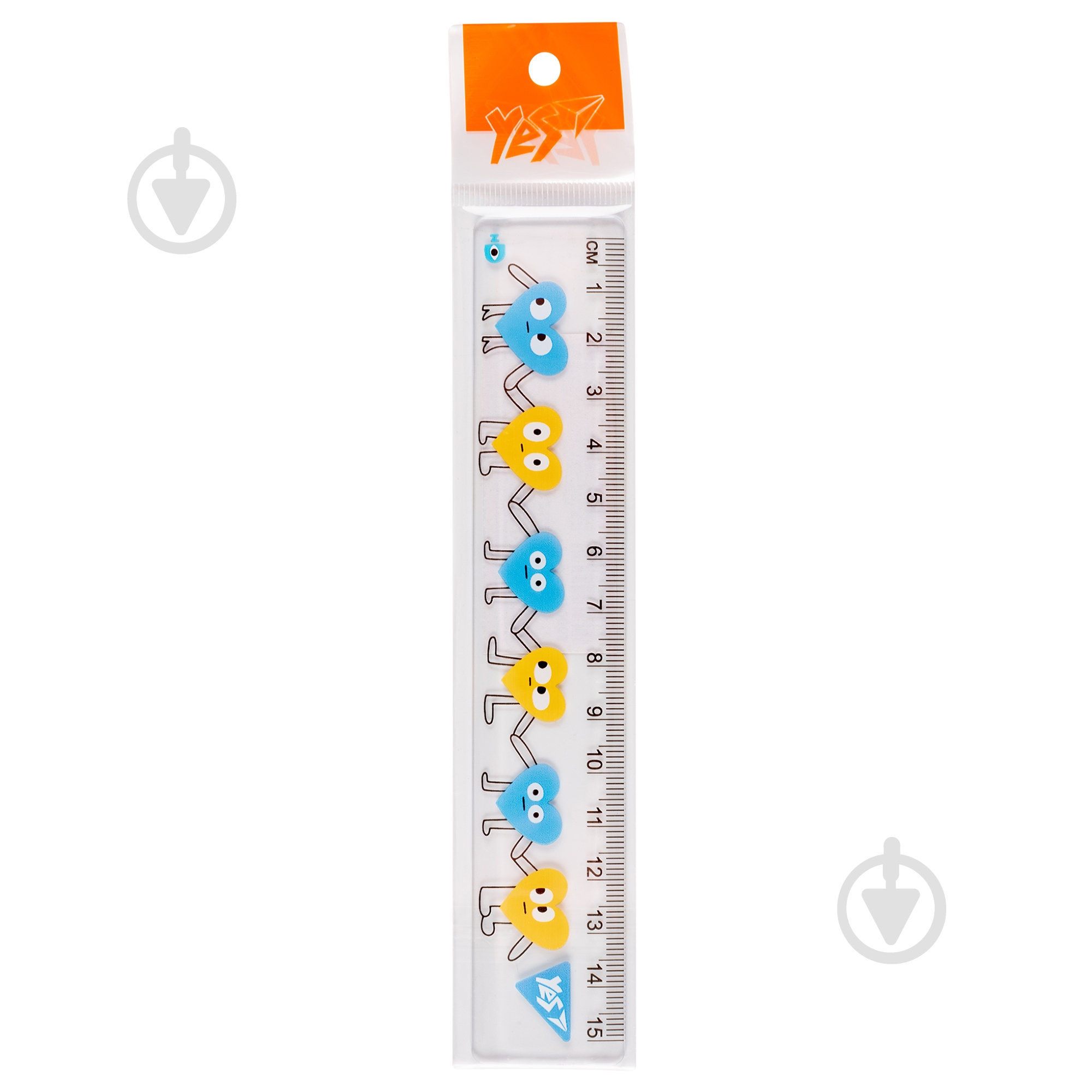 Лінійка 15 см Stand with Ukraine YES - фото 2