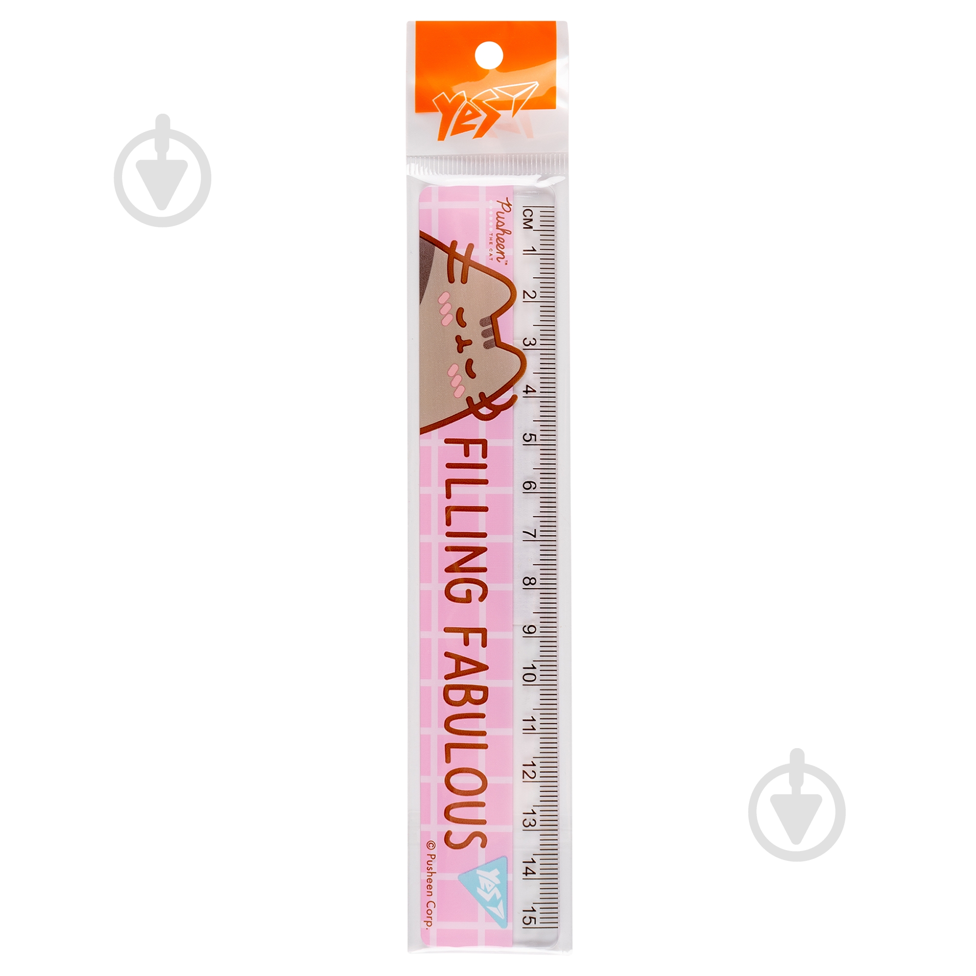 Лінійка 15 см Pusheen YES - фото 2 Лінійка 15 см Pusheen YES - фото 2