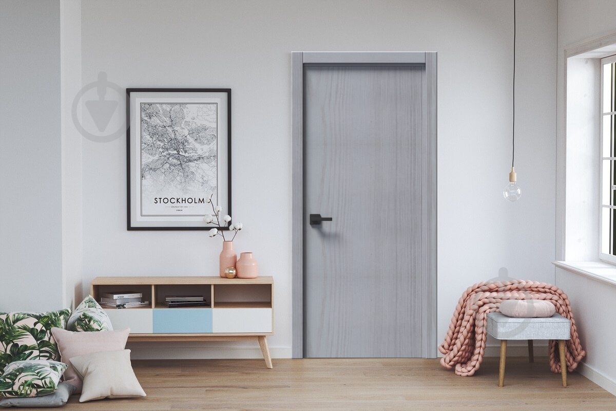 Дверне полотно IN WOOD ET-01 ПГ 600 мм сосна біла - фото 2