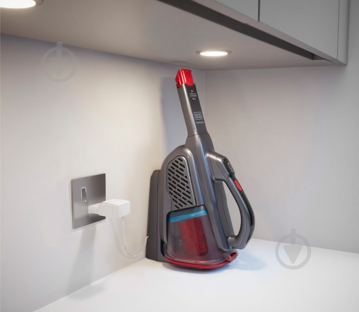 Пилосос акумуляторний Black+Decker BHHV315B grey/red - фото 11 Пилосос акумуляторний Black+Decker BHHV315B grey/red - фото 11