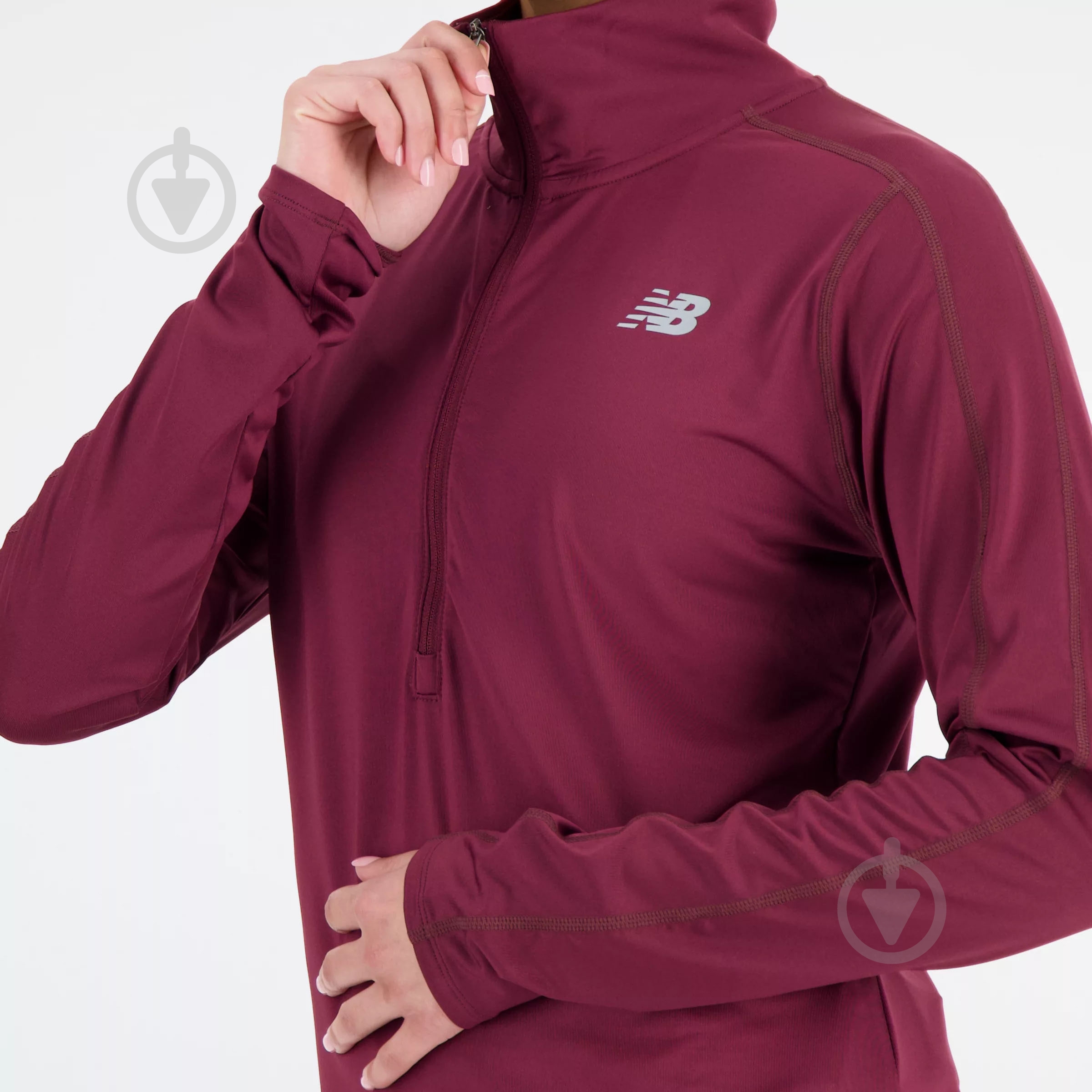 Джемпер New Balance ACCELERATE CORE 1/2 ZIP PULLOVER WT23227NBY р.L бордовый - фото 4 Джемпер New Balance ACCELERATE CORE 1/2 ZIP PULLOVER WT23227NBY р.L бордовый - фото 4
