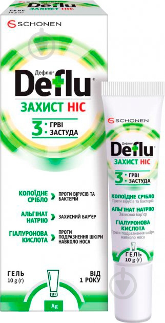 Дефлю захист руки антисептичний гель 75 мл - фото 1