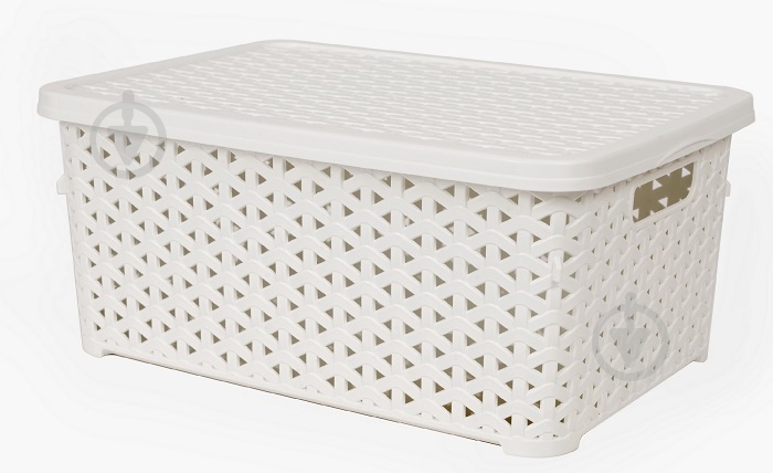 Кошик для зберігання Diomedea молочний К12-010 6 л 130x196x297 мм - фото 1 Кошик для зберігання Diomedea молочний К12-010 6 л 130x196x297 мм - фото 1
