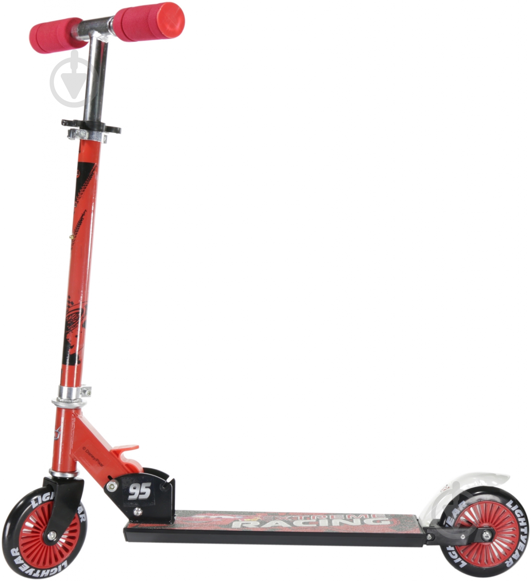 Самокат Disney Сars красный SD0108 - фото 3