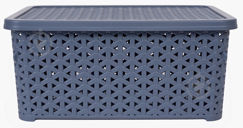 Кошик для зберігання Diomedea сіро-блакитний К12-121 6 л 130x196x297 мм - фото 2