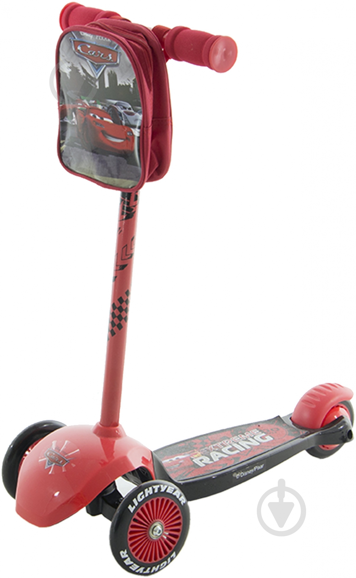 Самокат Disney Сars красный SD0112 - фото 1