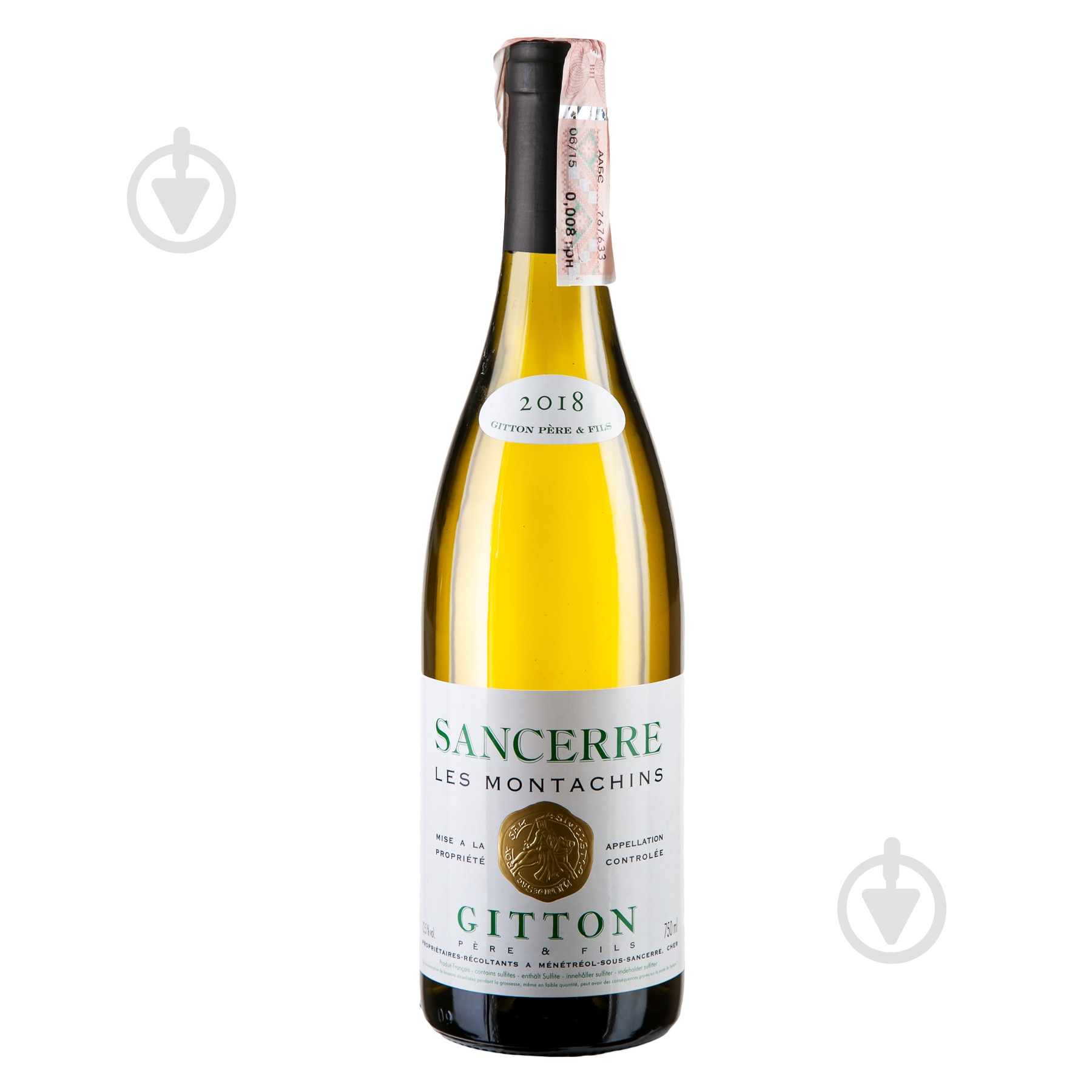 Вино Gitton Sancerre Les Montachins біле сухе 0,75 л - фото 1 Вино Gitton Sancerre Les Montachins біле сухе 0,75 л - фото 1