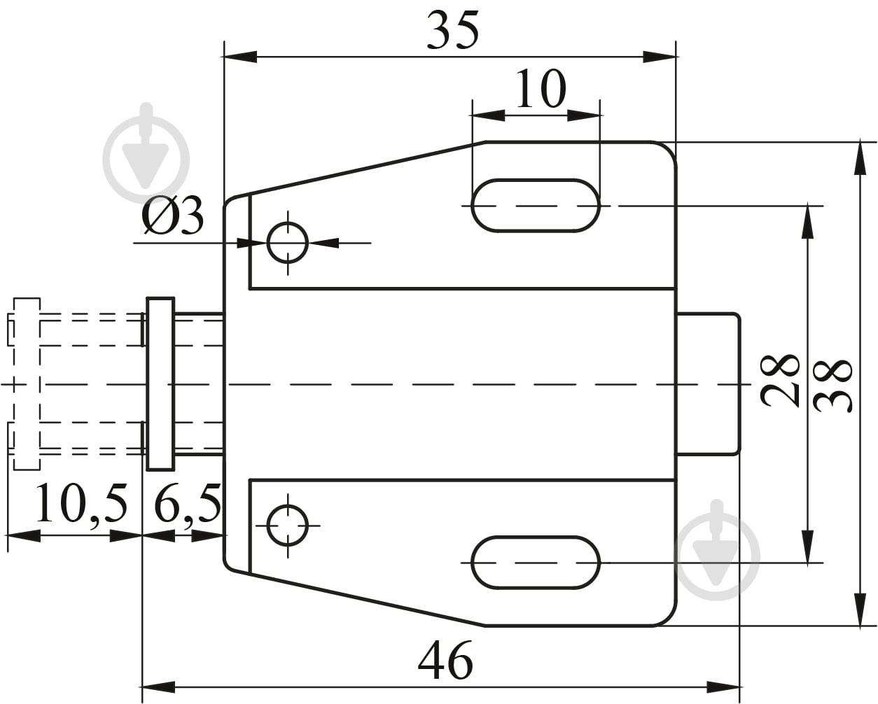 Защелка KR 13M P9 магнитная PUSH ON DC - фото 2 Защелка KR 13M P9 магнитная PUSH ON DC - фото 2