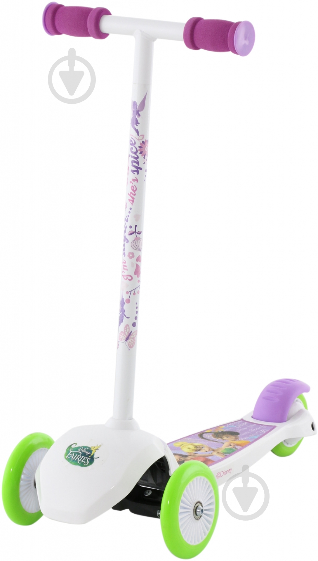 Самокат Disney Fairies белый с розовым SD0115 - фото 2