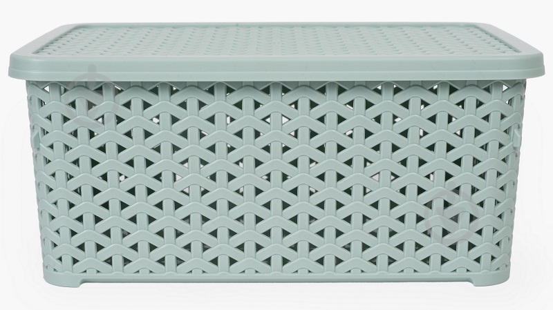 Корзина для хранения Diomedea светло-фисташковый К12-374 6 л 130x196x297 мм - фото 2 Корзина для хранения Diomedea светло-фисташковый К12-374 6 л 130x196x297 мм - фото 2