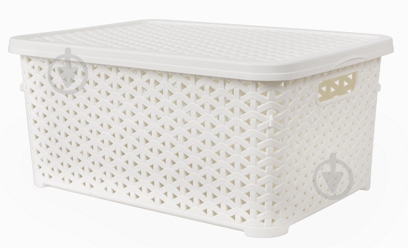 Корзина для хранения Diomedea молочный К13-010 10 л 155x245x345 мм - фото 1 Корзина для хранения Diomedea молочный К13-010 10 л 155x245x345 мм - фото 1