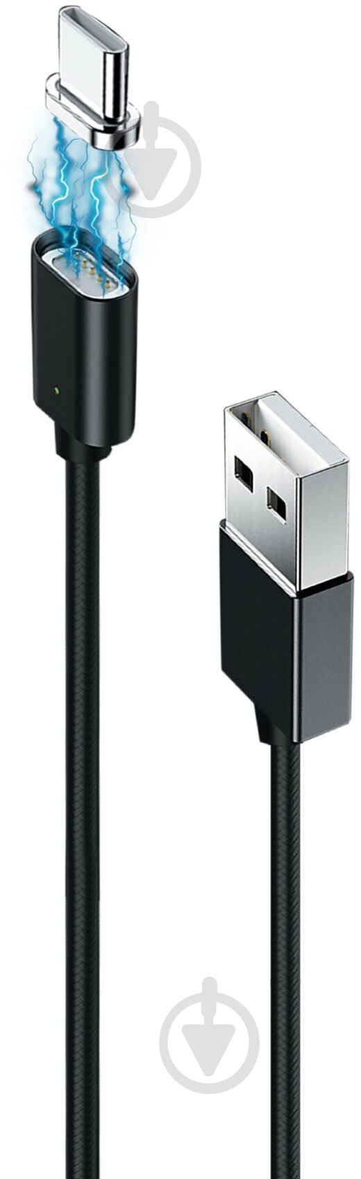 Кабель Grand-X USB Type-C – USB 1 м черный (MG-01C) - фото 1
