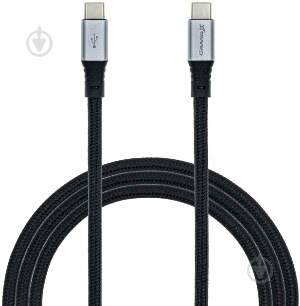 Кабель Grand-X USB 3.0 Type-C – AM 1 м черный (TPC-02) - фото 1