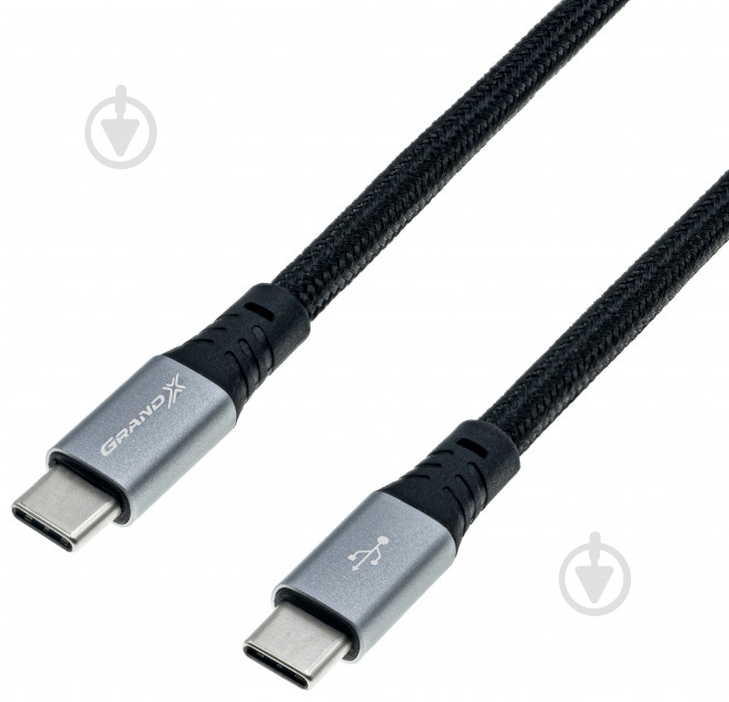 Кабель Grand-X USB 3.0 Type-C – AM 1 м черный (TPC-02) - фото 2