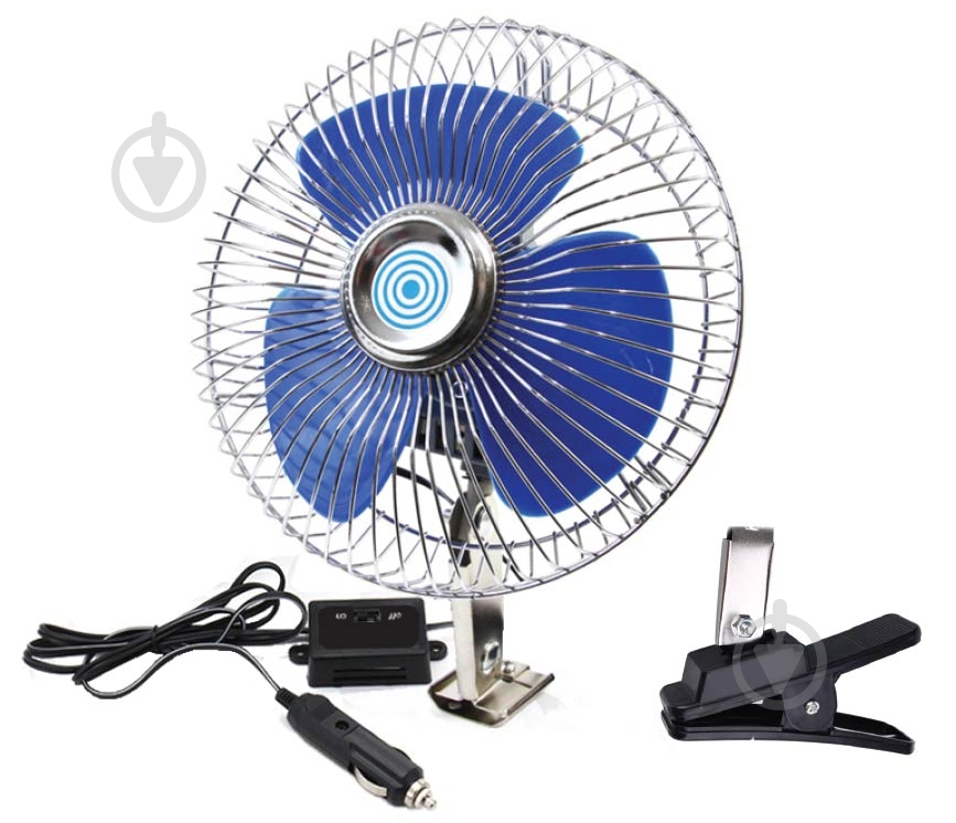 Вентилятор автомобільний AMiO 8" 24V (01105) - фото 1