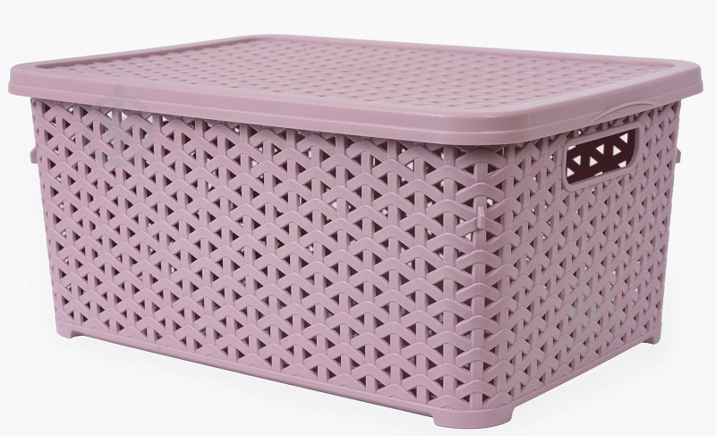 Кошик для зберігання Diomedea пудровий К13-805 10 л 155x245x345 мм - фото 1