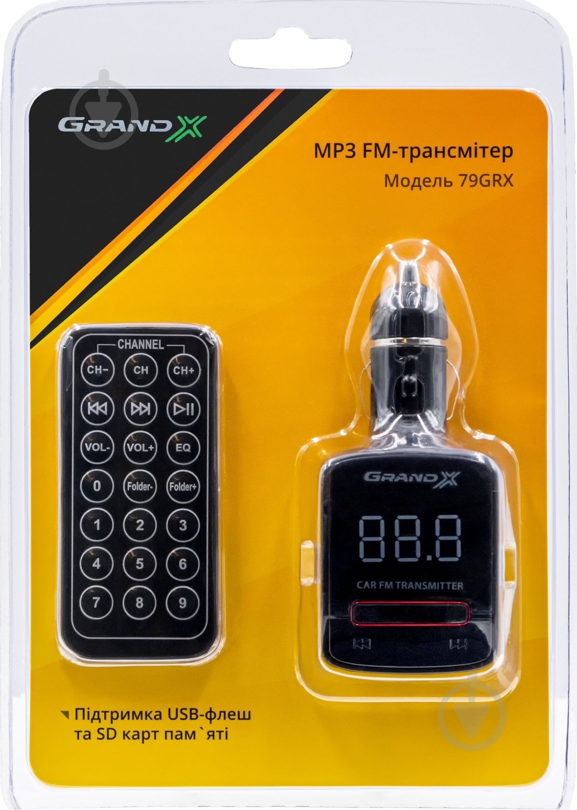 FM-трансмиттер Grand-X 79GRX - фото 6