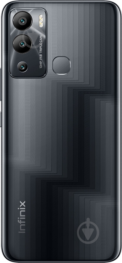 Смартфон Infinix HOT 12i 4/64GB racing black (X665B) - фото 2 Смартфон Infinix HOT 12i 4/64GB racing black (X665B) - фото 2