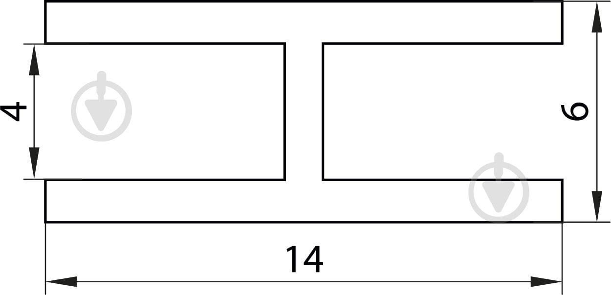Профиль для соединения двп DC K-01 белый - фото 2 Профиль для соединения двп DC K-01 белый - фото 2